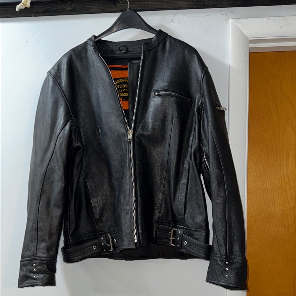 Hudson Leather Black Leather Jacket